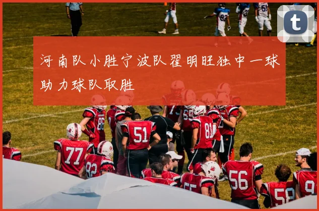 河南队小胜宁波队翟明旺独中一球助力球队取胜